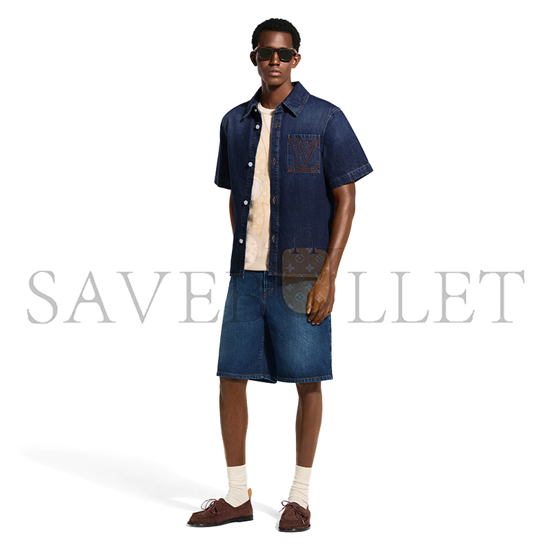 L0vis Vvtt0n SHORT-SLEEVED De*1m SHIRT 1AK6F7
